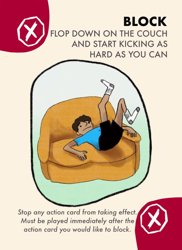 Block Action Card