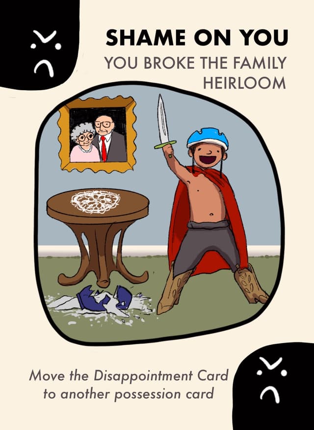 Shame On You Action Card
