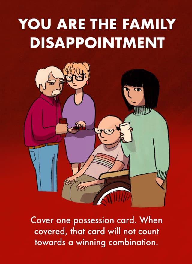 Family Disappointment Card